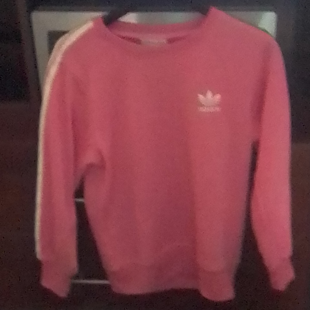 Pink Adidas Workout Sweater NWOT